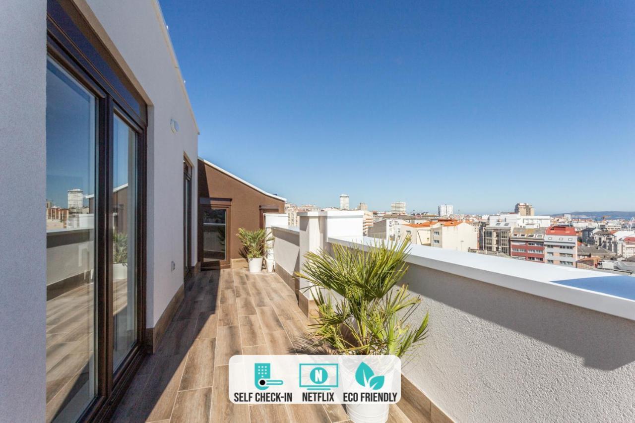 Indigo Rooftop A Coruna Luaran gambar